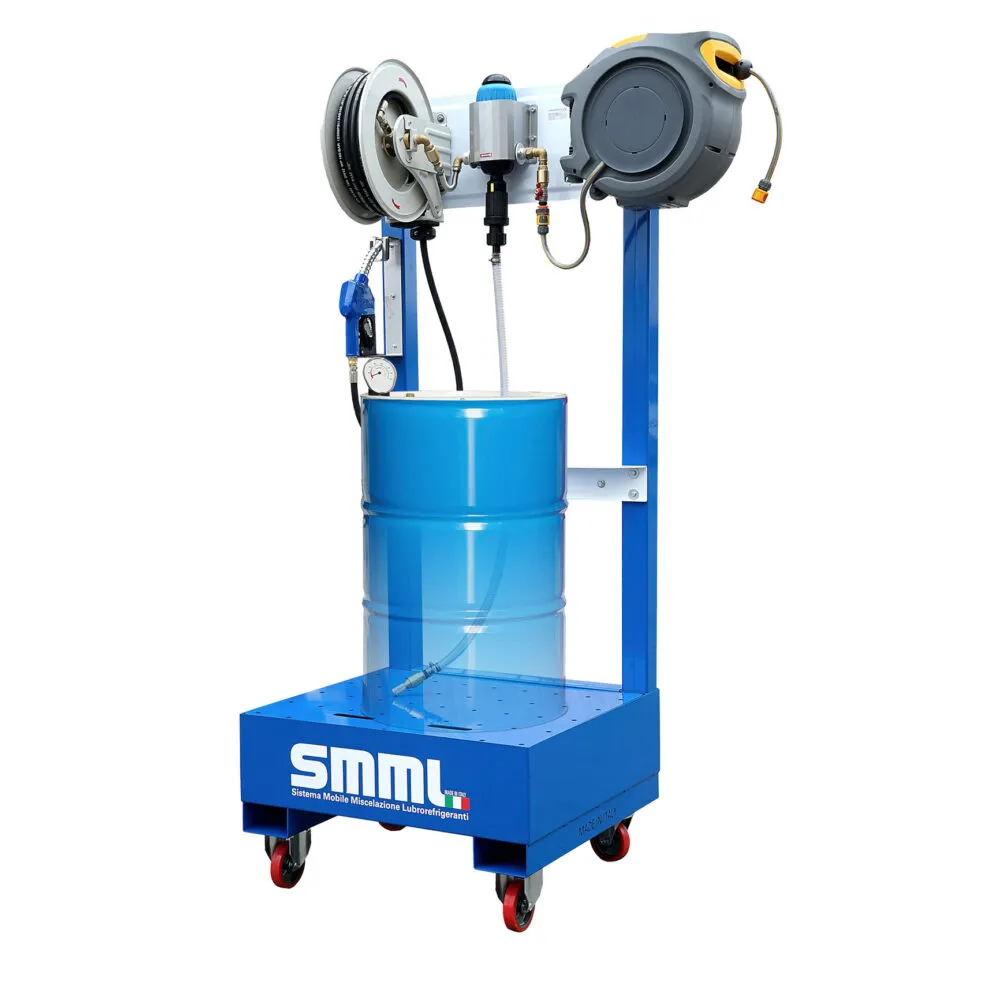 Système mobile pour le remplissage et l'appoint d'émulsion SMML