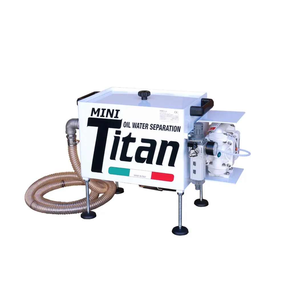 [DESH-COAL-MINITITAN-FIX-INOX] Déshuileur par coalescence MINI TITAN INOX sans chariot 