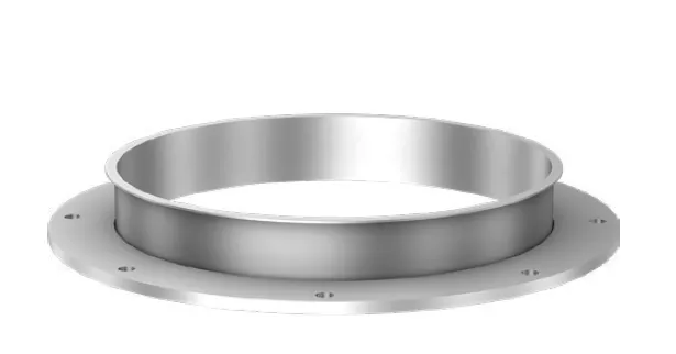 Bride pour raccordement RAL 7032 - dia. 150mm