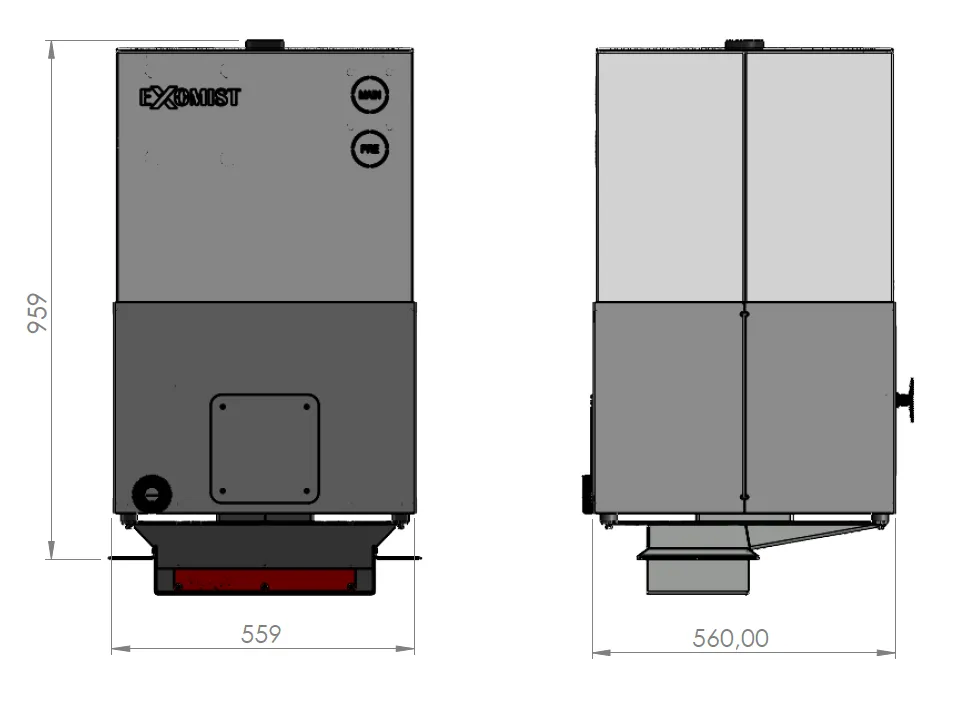 [HPM-SUPP-BUMO191] Support Bumotec S191 - HPM S & M